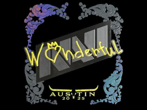 Sticker | w0nderful (Holo) | Austin 2025