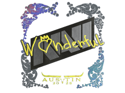 Sticker | w0nderful (Holo) | Austin 2025