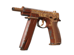 CZ75-Auto | Honey Paisley (Field-Tested)