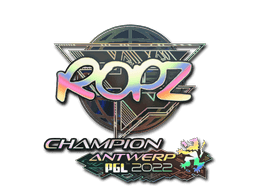 Sticker | ropz (Holo, Champion) | Antwerp 2022