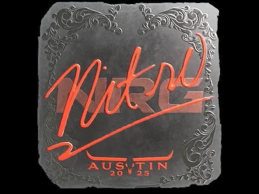 Sticker | nitr0 (Foil) | Austin 2025