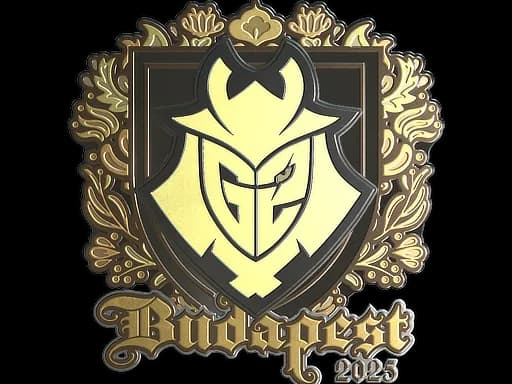 Sticker | G2 esports (Gold) | Budapest 2025
