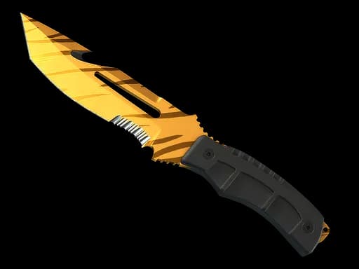 ★ StatTrak™ Survival Knife | Tiger Tooth (Minimal Wear)