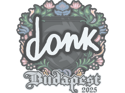 Sticker | donk | Budapest 2025