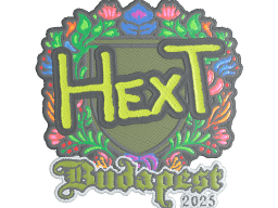 Sticker | HexT (Embroidered) | Budapest 2025