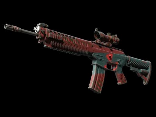 Souvenir SG 553 | Fallout Warning (Well-Worn)