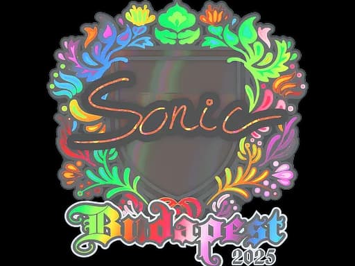 Sticker | Sonic (Holo) | Budapest 2025