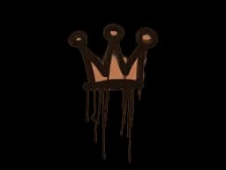 Sealed Graffiti | Little Crown (Tiger Orange)