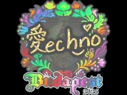 Sticker | Techno4K (Holo) | Budapest 2025