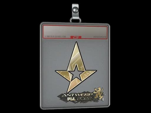 Sticker Slab | Astralis (Gold) | Antwerp 2022