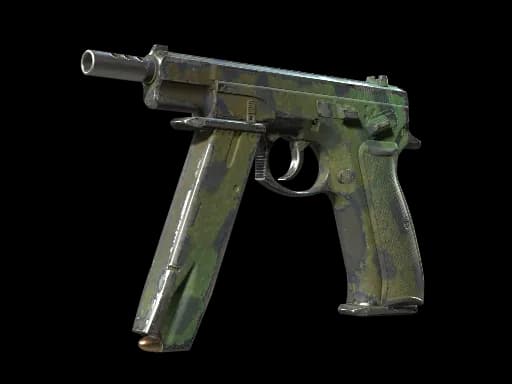 CZ75-Auto | Jungle Dashed (Well-Worn)