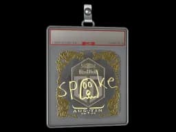 Sticker Slab | spooke (Gold) | Austin 2025