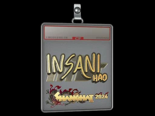 Sticker Slab | insani (Gold) | Shanghai 2024