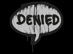 Sealed Graffiti | Denied (Shark White)