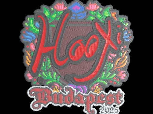 Sticker | HooXi (Embroidered) | Budapest 2025