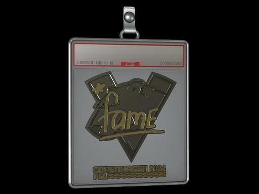 Sticker Slab | fame (Gold) | Copenhagen 2024