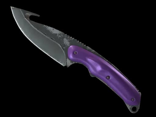 ★ StatTrak™ Gut Knife | Ultraviolet (Well-Worn)