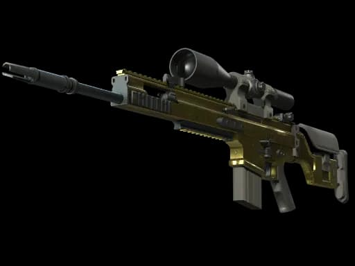 SCAR-20 | Brass (Well-Worn)