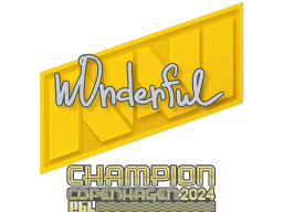 Sticker | w0nderful (Champion) | Copenhagen 2024