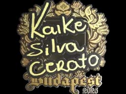 Sticker | KSCERATO (Gold) | Budapest 2025