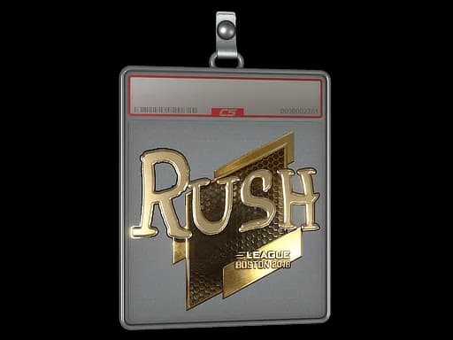 Sticker Slab | RUSH (Gold) | Boston 2018