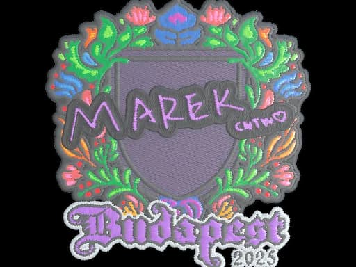 Sticker | Marek (Embroidered) | Budapest 2025