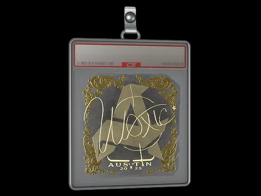 Sticker Slab | woxic (Gold) | Austin 2025