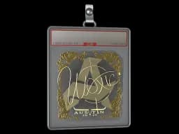 Sticker Slab | woxic (Gold) | Austin 2025