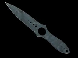 ★ StatTrak™ Skeleton Knife | Night Stripe (Battle-Scarred)