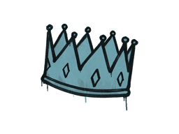 Sealed Graffiti | King Me (Wire Blue)