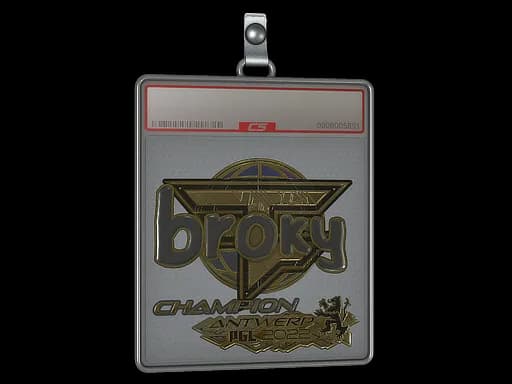 Sticker Slab | broky (Gold, Champion) | Antwerp 2022