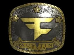 Sticker | FaZe Clan (Gold) | Austin 2025