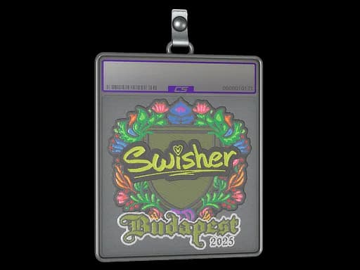 Sticker Slab | Swisher (Embroidered) | Budapest 2025
