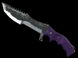 ★ StatTrak™ Huntsman Knife | Ultraviolet (Battle-Scarred)