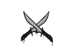 Sealed Graffiti | X-Knives (Shark White)