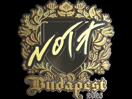 Sticker | nota (Gold) | Budapest 2025