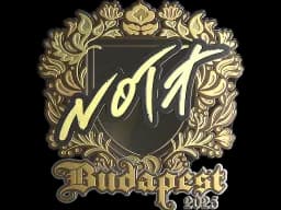 Sticker | nota (Gold) | Budapest 2025