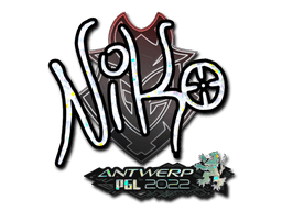 Sticker | NiKo (Glitter) | Antwerp 2022