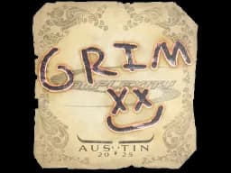 Sticker | Grim | Austin 2025