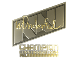 Sticker | w0nderful (Gold, Champion) | Copenhagen 2024