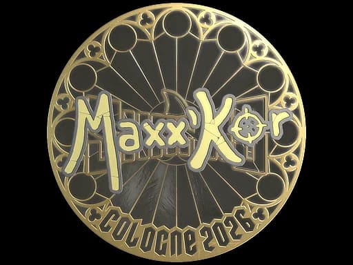 Sticker | maxxkor (Gold) | Cologne 2026