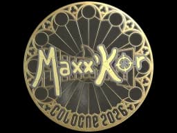 Sticker | maxxkor (Gold) | Cologne 2026