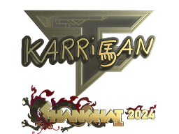 Sticker | karrigan (Gold) | Shanghai 2024