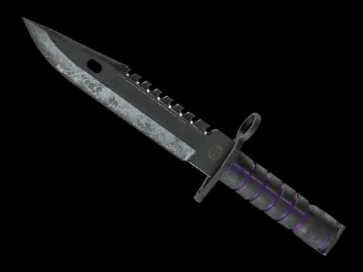 ★ StatTrak™ M9 Bayonet | Ultraviolet (Battle-Scarred)