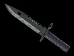★ StatTrak™ M9 Bayonet | Ultraviolet (Battle-Scarred)