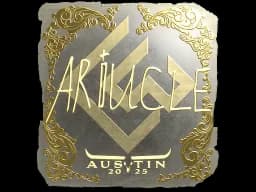 Sticker | Ariucle (Gold) | Austin 2025
