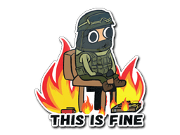 Sticker | This Is Fine (CT)
