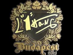 Sticker | L1haNg (Gold) | Budapest 2025