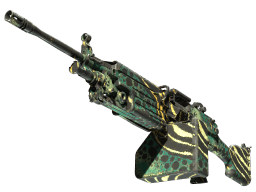 M249 | Emerald Poison Dart (Field-Tested)