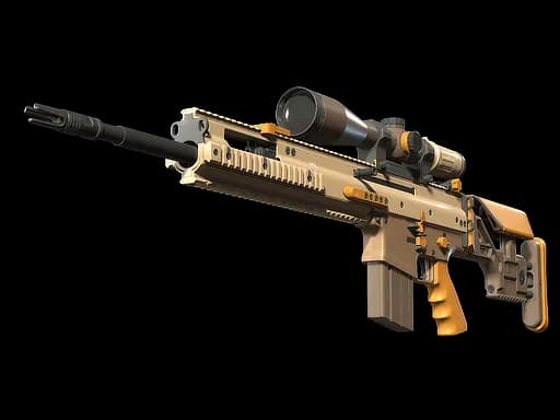 SCAR-20 | Short Ochre (Minimal Wear)